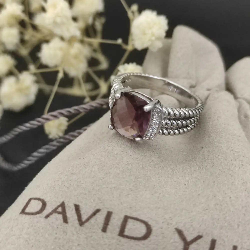David Yurman Purple Diamond Ring